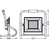 LEDVANCE WORKLIGHTS Foco proyector jardin Naranja, 1 luz