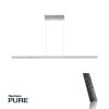 Paul-Neuhaus PURE-COSMO Lámpara Colgante LED Aluminio, 15 luces, Mando a distancia