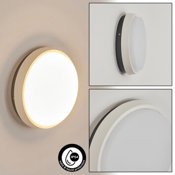 Centinela Aplique para exterior LED Antracita, Blanca, 1 luz