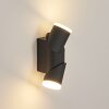 Hoods Aplique para exterior LED Antracita, Blanca, 1 luz