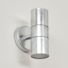 Bessiebelle Aplique para exterior Galvanizado, Blanca, 2 luces