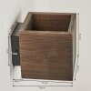 Polcura Aplique Madera oscura, 1 luz