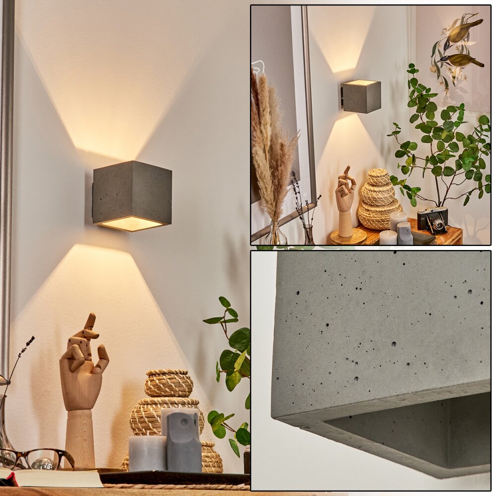 Polcura Aplique Gris, 1 luz main product photo