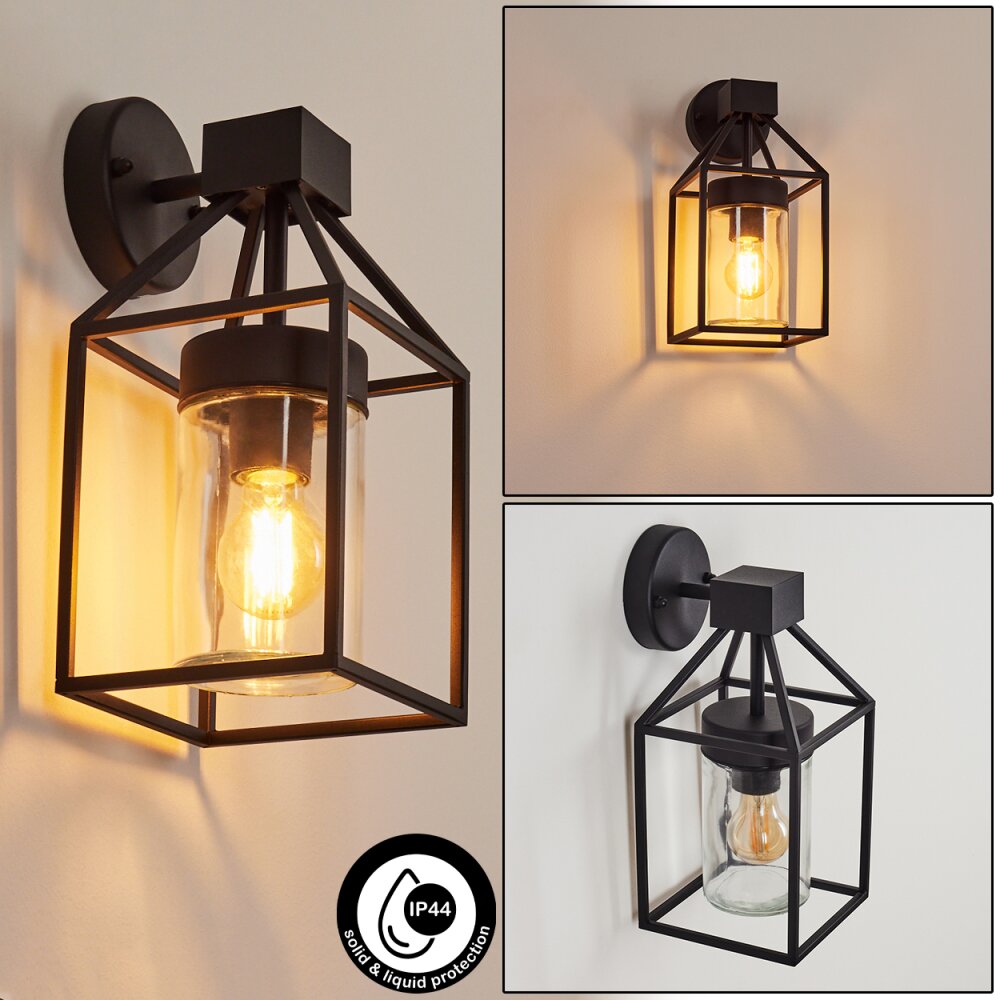 Fiskenes Aplique para exterior Negro, 1 luz main product photo