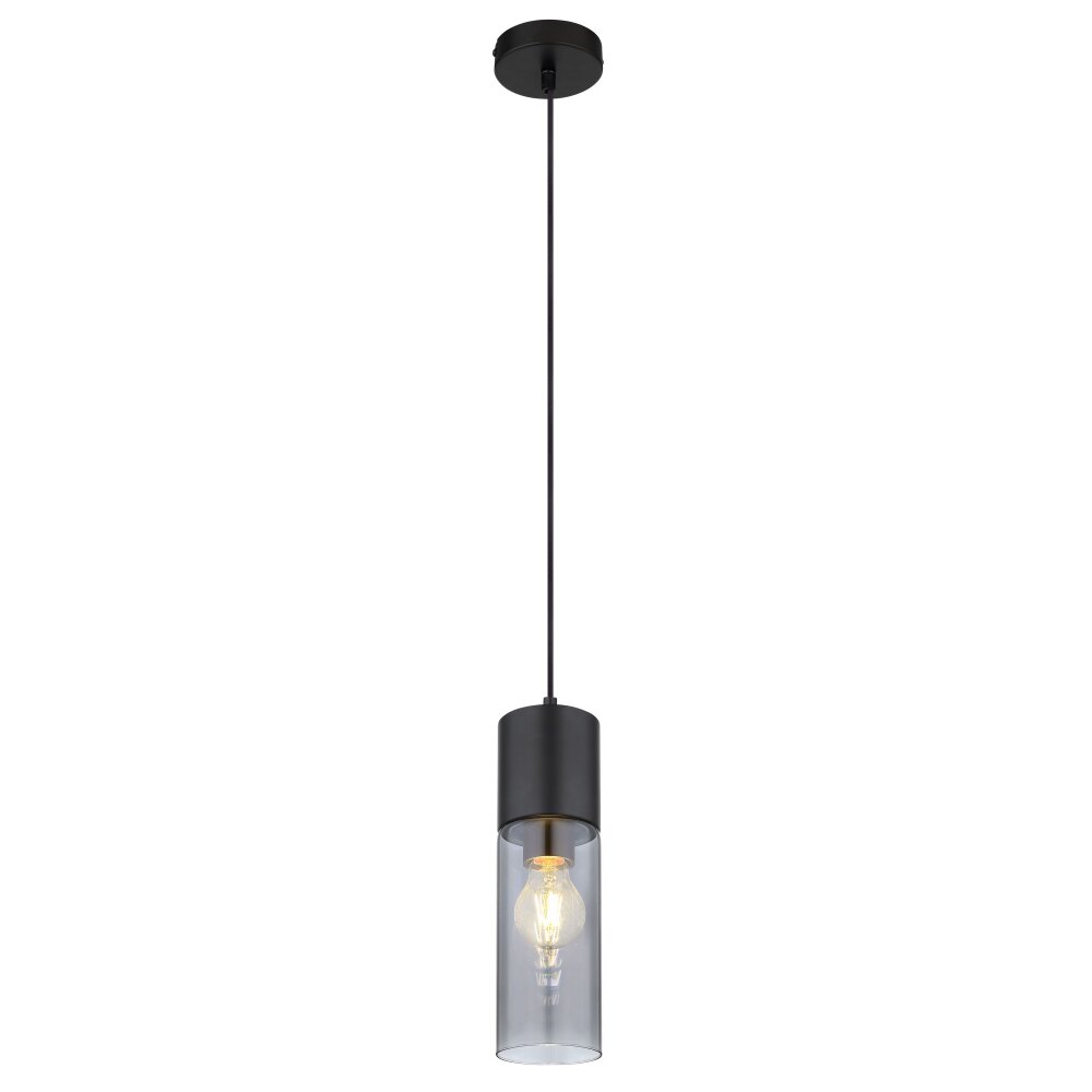 Globo ANNIKA Lámpara Colgante Negro, 1 luz main product photo