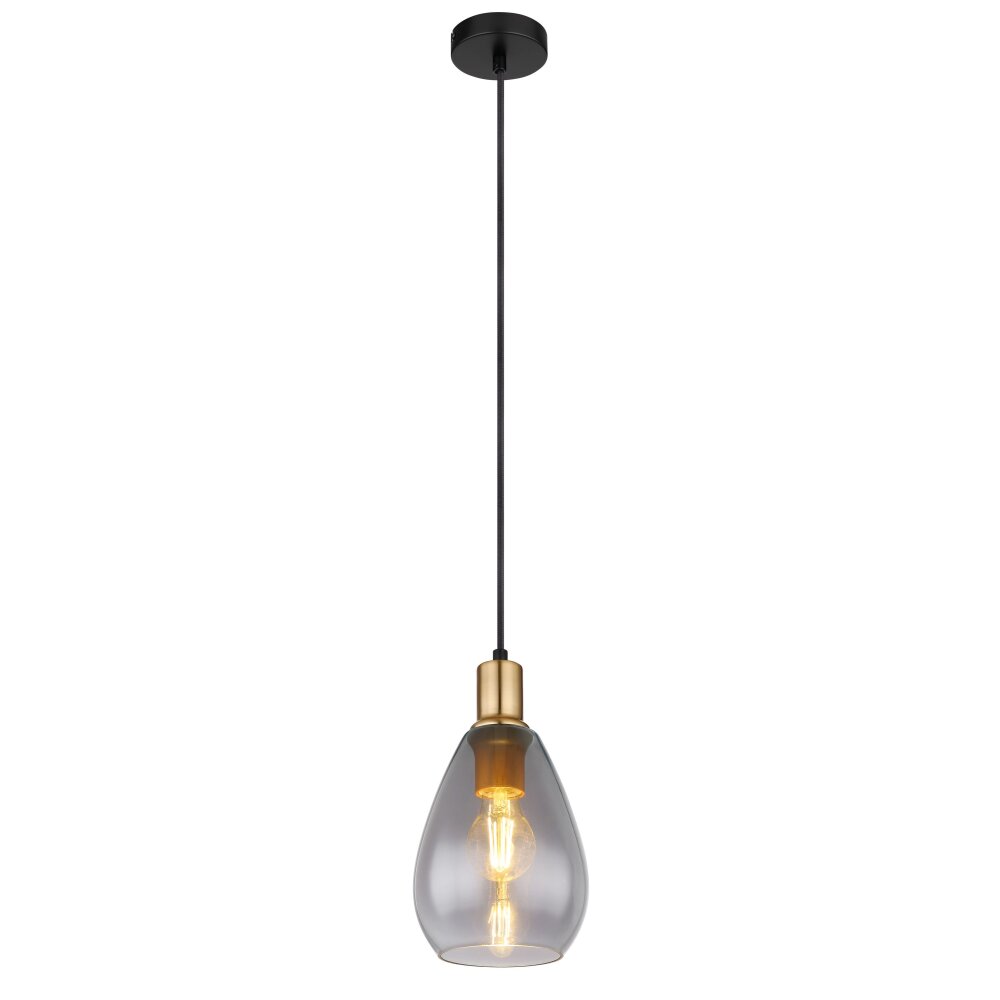 Globo FANNI Lámpara Colgante Latón, Negro, 1 luz main product photo
