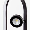 Brilliant Nebeker Lámpara de Pie LED Negro, 4 luces, Mando a distancia