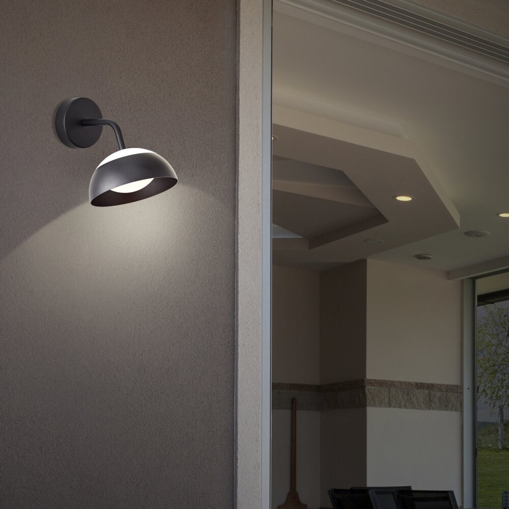 Brilliant Matfen Aplique para exterior LED Negro, 1 luz main product photo