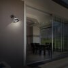 Brilliant Matfen Aplique para exterior LED Negro, 1 luz