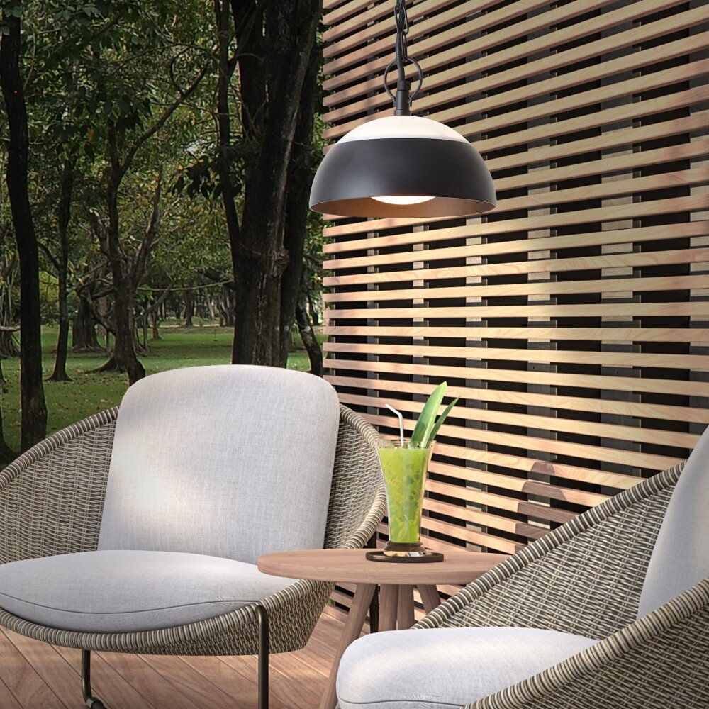 Brilliant Matfen Lámpara colgante para exterior LED Negro, 1 luz main product photo