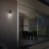 Brilliant Tursdale Aplique para exterior LED Negro, 4 luces