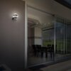 Brilliant Ilton Aplique para exterior LED Negro, 1 luz, Sensor de movimiento