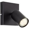 Brilliant Jello Aplique LED Negro, 1 luz