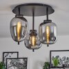 Verbania Lámpara de Techo Ahumado, 3 luces