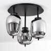 Verbania Lámpara de Techo Ahumado, 3 luces