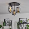 Verbania Lámpara de Techo Ahumado, 3 luces