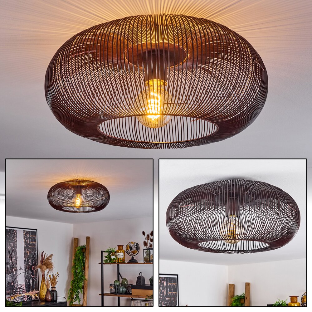 Agueda Lámpara de Techo Cobre, Níquel-mate, Negro, 1 luz main product photo