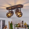 Teheran Lámpara de Techo Negro, 2 luces