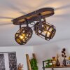 Teheran Lámpara de Techo Negro, 2 luces