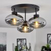 Haikala Lámpara de Techo Ahumado, 3 luces