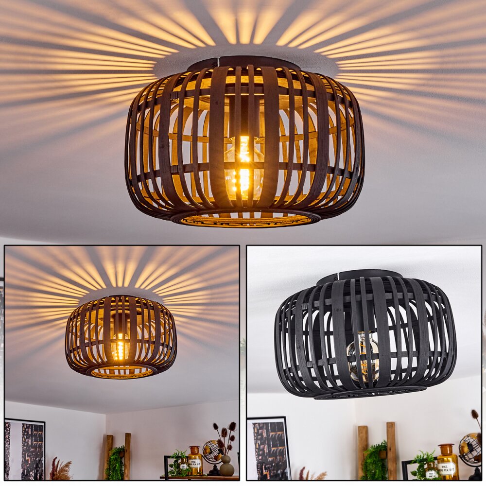 Teheran Lámpara de Techo Negro, 1 luz main product photo