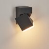 Toogong Aplique para exterior LED Antracita, 1 luz