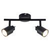 Brilliant Andres Lámpara de Techo LED Negro, 2 luces