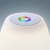 FHL easy Barletta Lámpara de mesa LED Blanca, 1 luz, Cambia de color