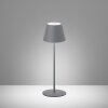 FHL easy Cosenza Lámpara de mesa LED Gris, 1 luz, Cambia de color