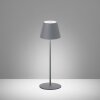 FHL easy Cosenza Lámpara de mesa LED Gris, 1 luz, Cambia de color