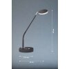 FHL easy Luna Lámpara de mesa LED Negro, 1 luz FHL easy Luna Lámpara de mesa LED Negro, 1 luz