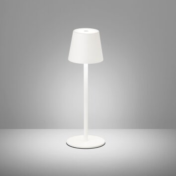 FHL easy Tropea Lámpara de mesa LED Blanca, 1 luz