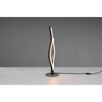 Trio Blaze Lámpara de mesa LED aluminio bruñido, 1 luz