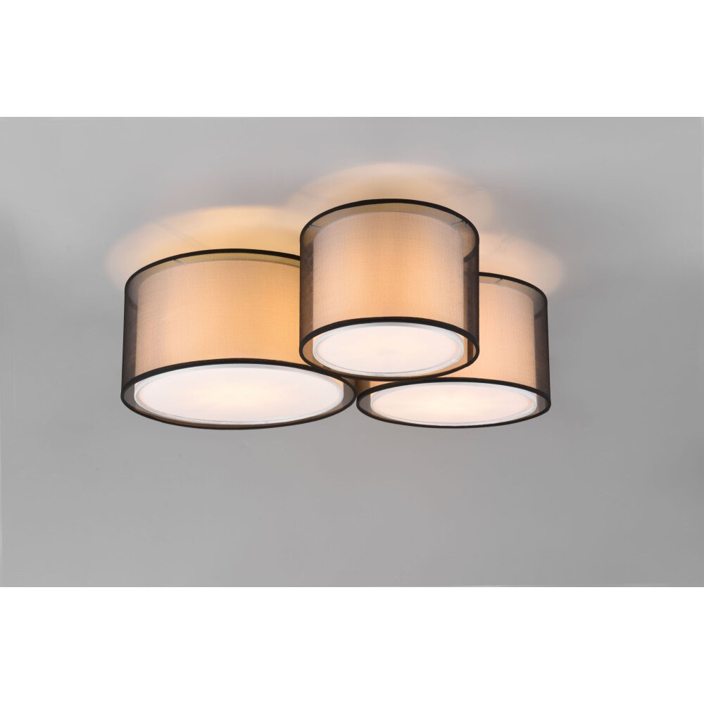 Cerdedo Lámpara de Techo Blanca, 3 luces main product photo