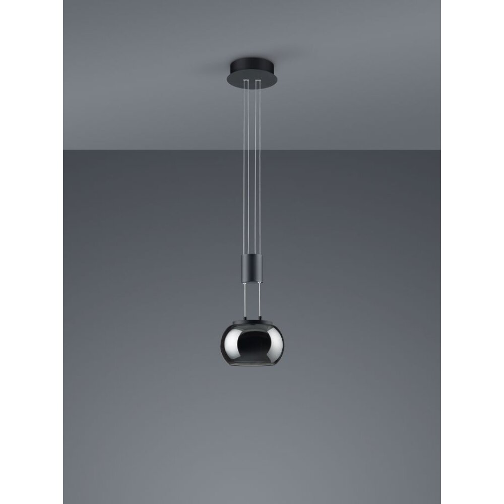 Trio Madison Lámpara Colgante LED Negro, 1 luz main product photo