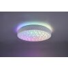 Reality Chizu Lámpara de Techo LED Blanca, 1 luz, Mando a distancia, Cambia de color