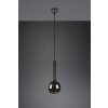Trio Clayton Lámpara Colgante Negro, 1 luz