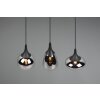 Trio Lumina Lámpara Colgante Negro, 3 luces