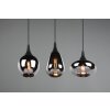 Trio Lumina Lámpara Colgante Negro, 3 luces