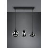 Trio Lumina Lámpara Colgante Negro, 3 luces