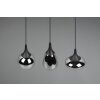 Trio Lumina Lámpara Colgante Negro, 3 luces