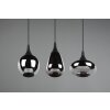 Trio Lumina Lámpara Colgante Negro, 3 luces