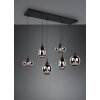 Trio Lumina Lámpara Colgante Negro, 6 luces