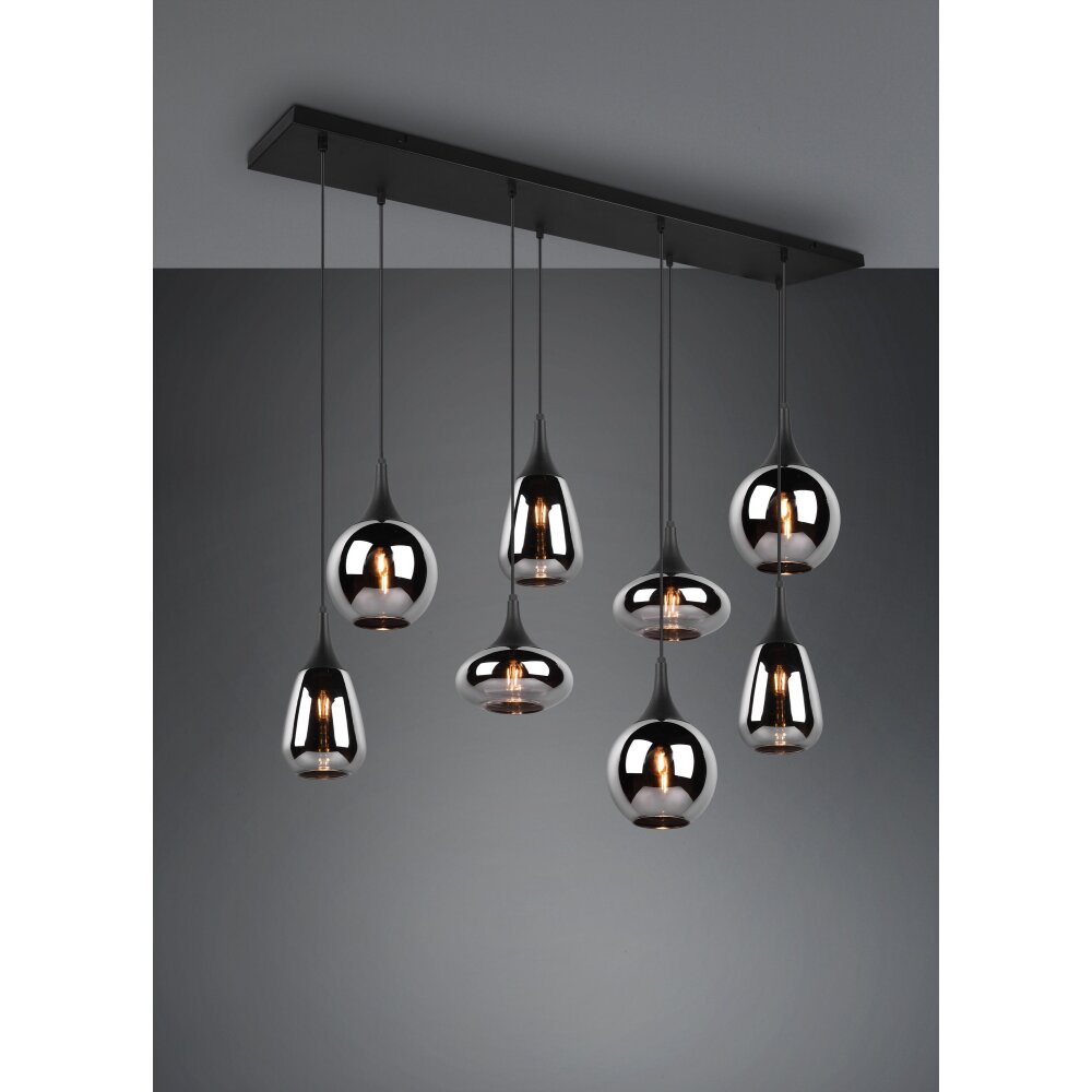Trio Lumina Lámpara Colgante Negro, 8 luces main product photo