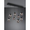 Trio Lumina Lámpara Colgante Negro, 8 luces