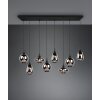 Trio Lumina Lámpara Colgante Negro, 8 luces