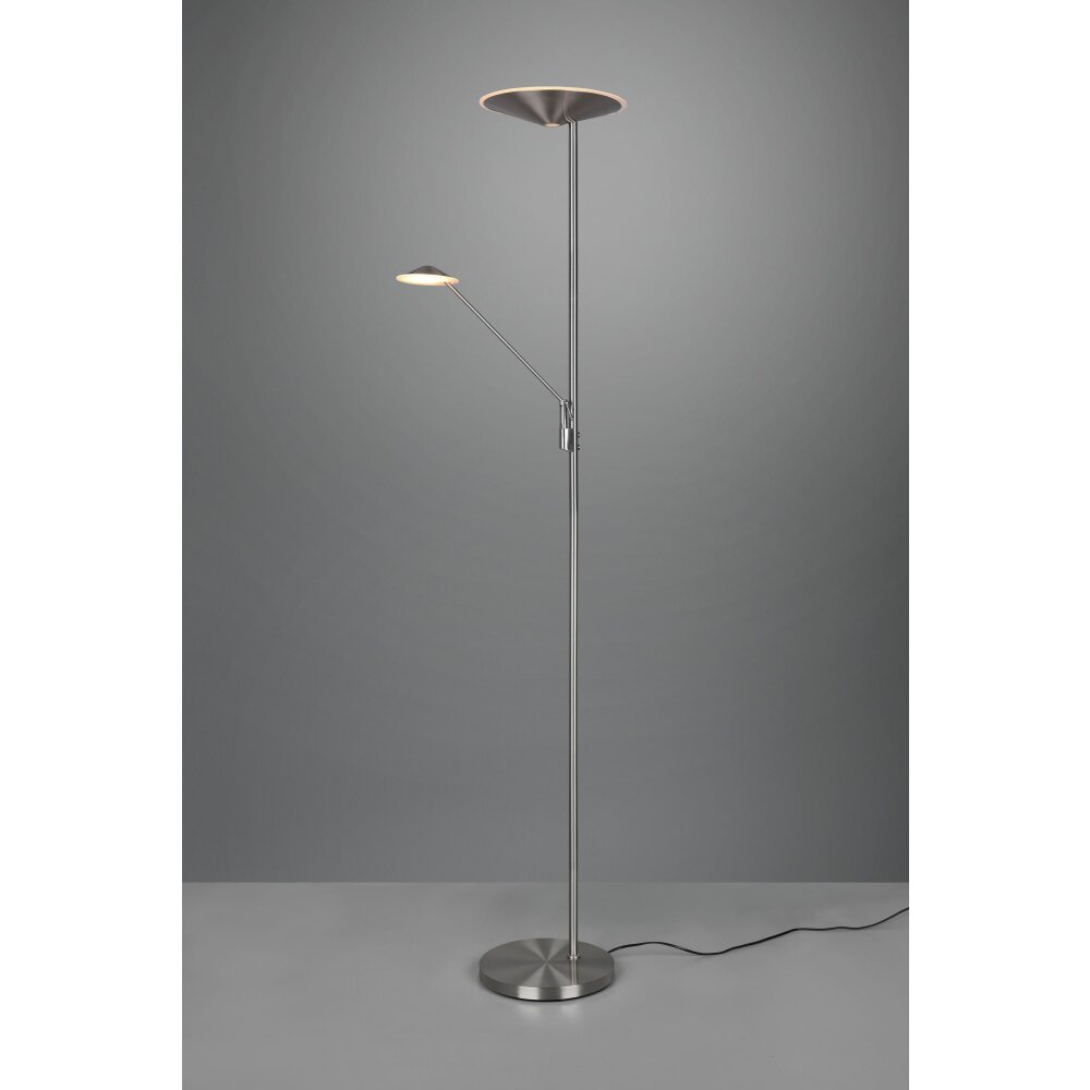 Trio Brantford Lámpara de Pie LED Níquel-mate, 1 luz main product photo