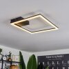 Taleta Lámpara de Techo LED Negro, 1 luz