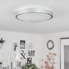 Subles Lámpara de Techo LED Blanca, 1 luz, Sensor de movimiento