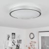 Subles Lámpara de Techo LED Plata, Blanca, 1 luz, Sensor de movimiento